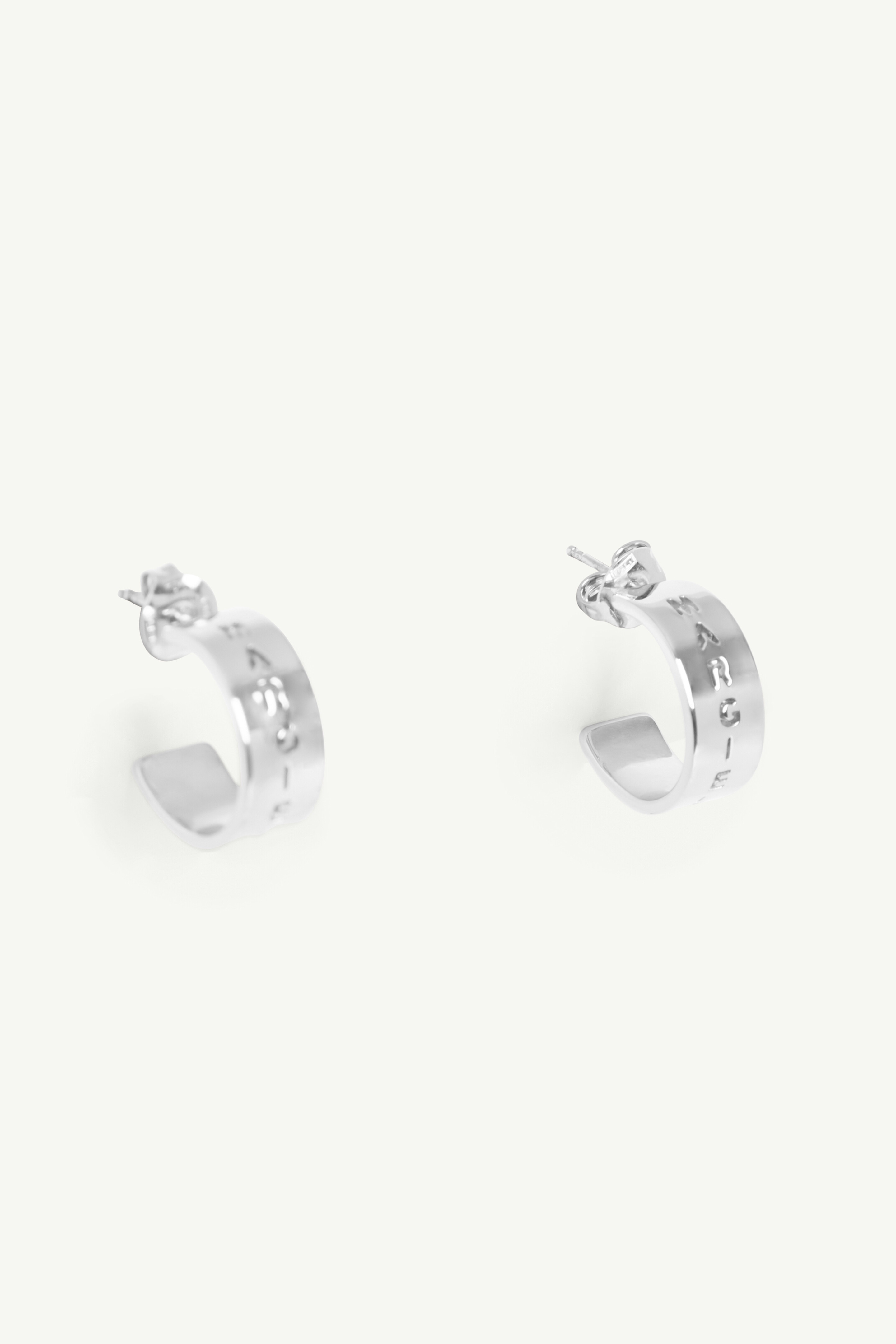 Logo cut-out earrings - 2