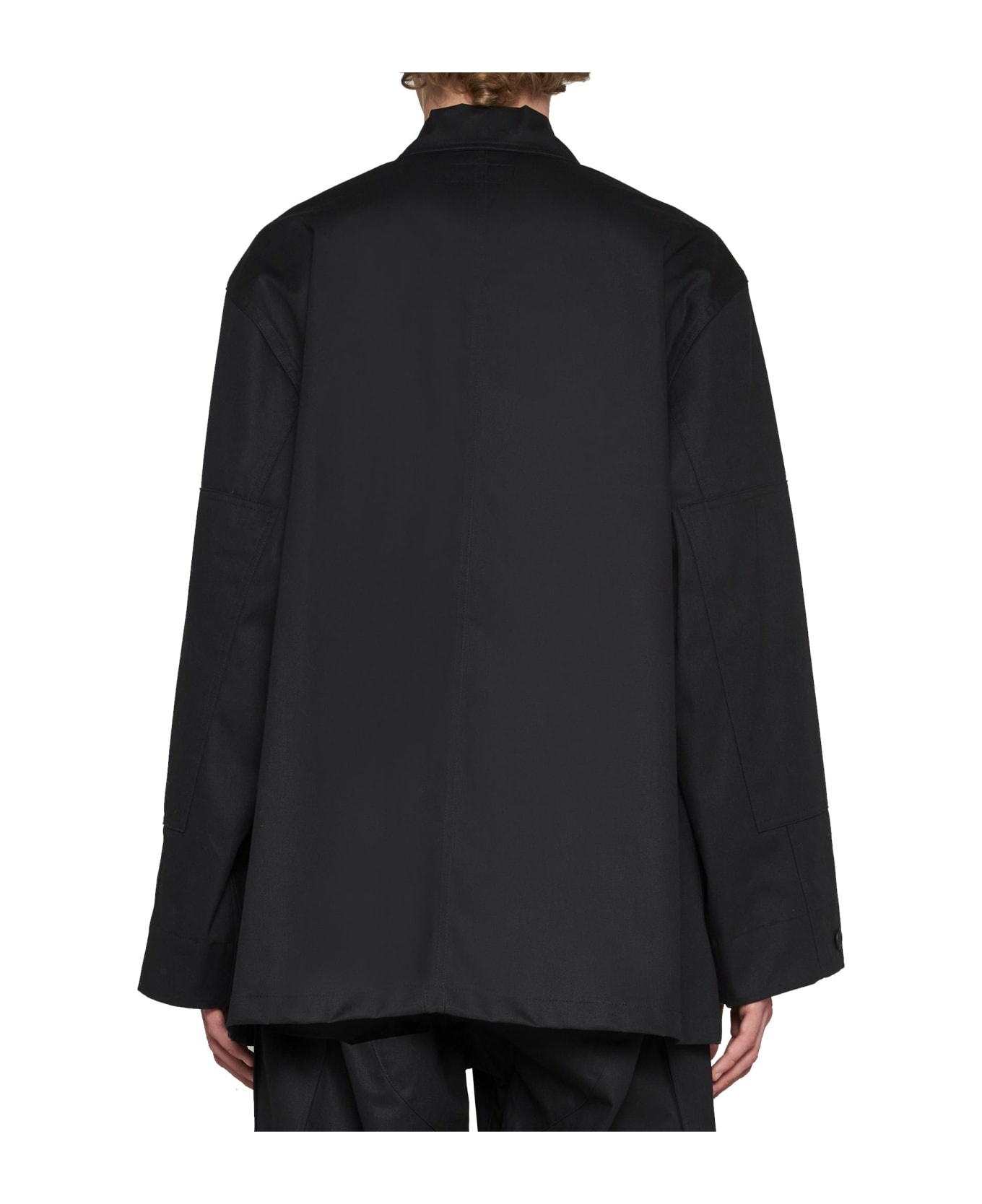 Multi-pocket Cargo Shirt Jacket - 3