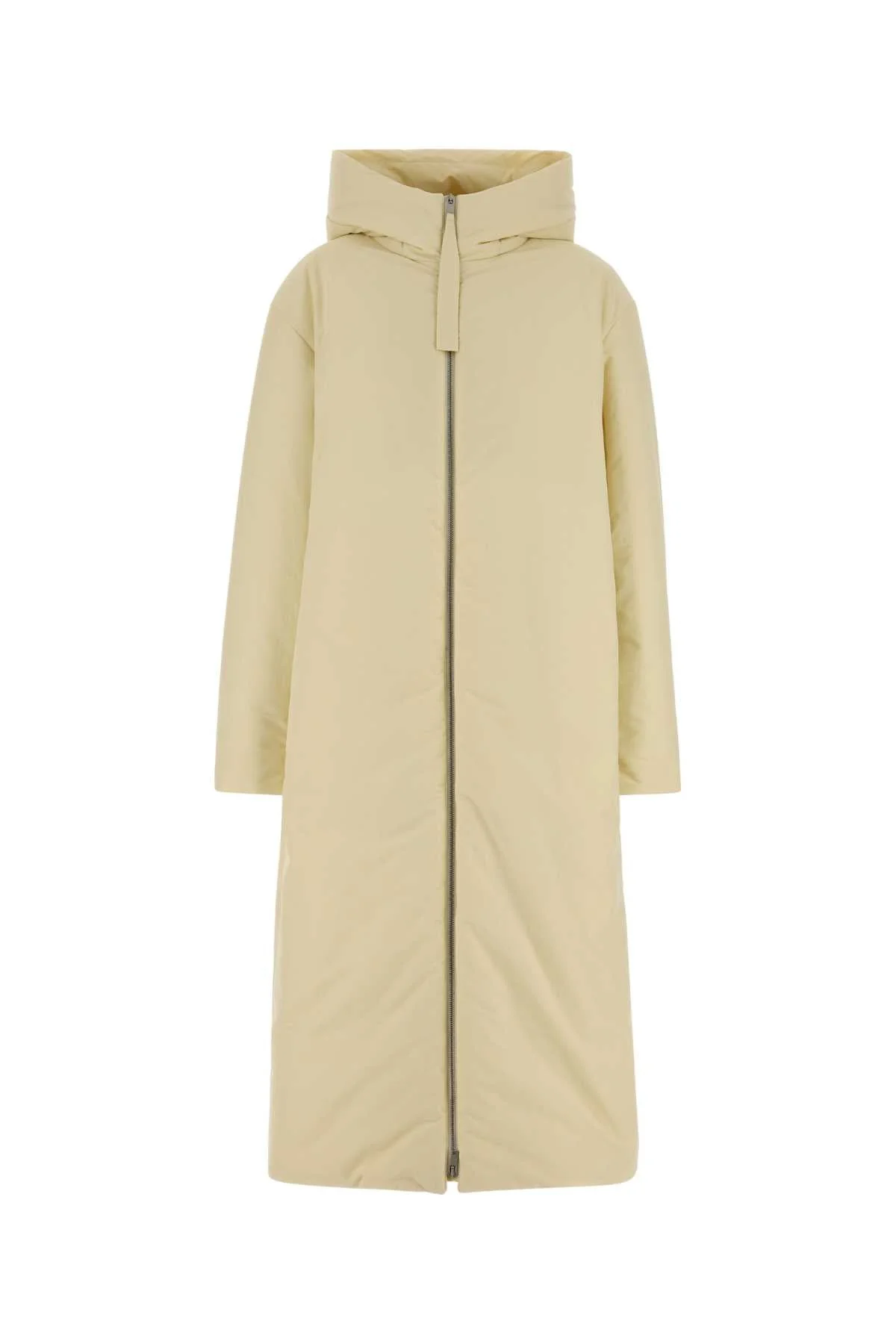 Jil Sander Women Cream Polyester Down Jacket - 1