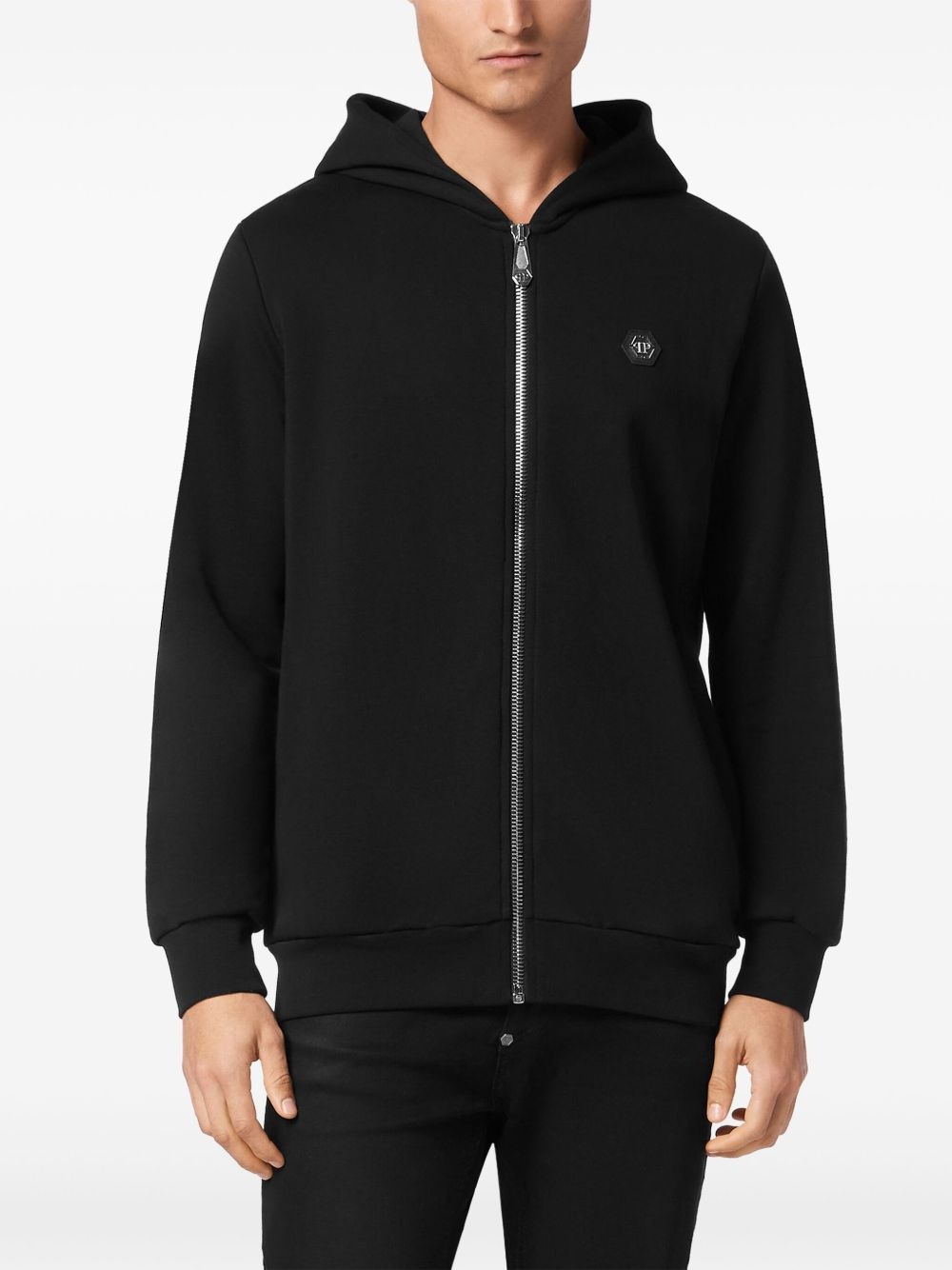 crystal-embellished hoodie - 3