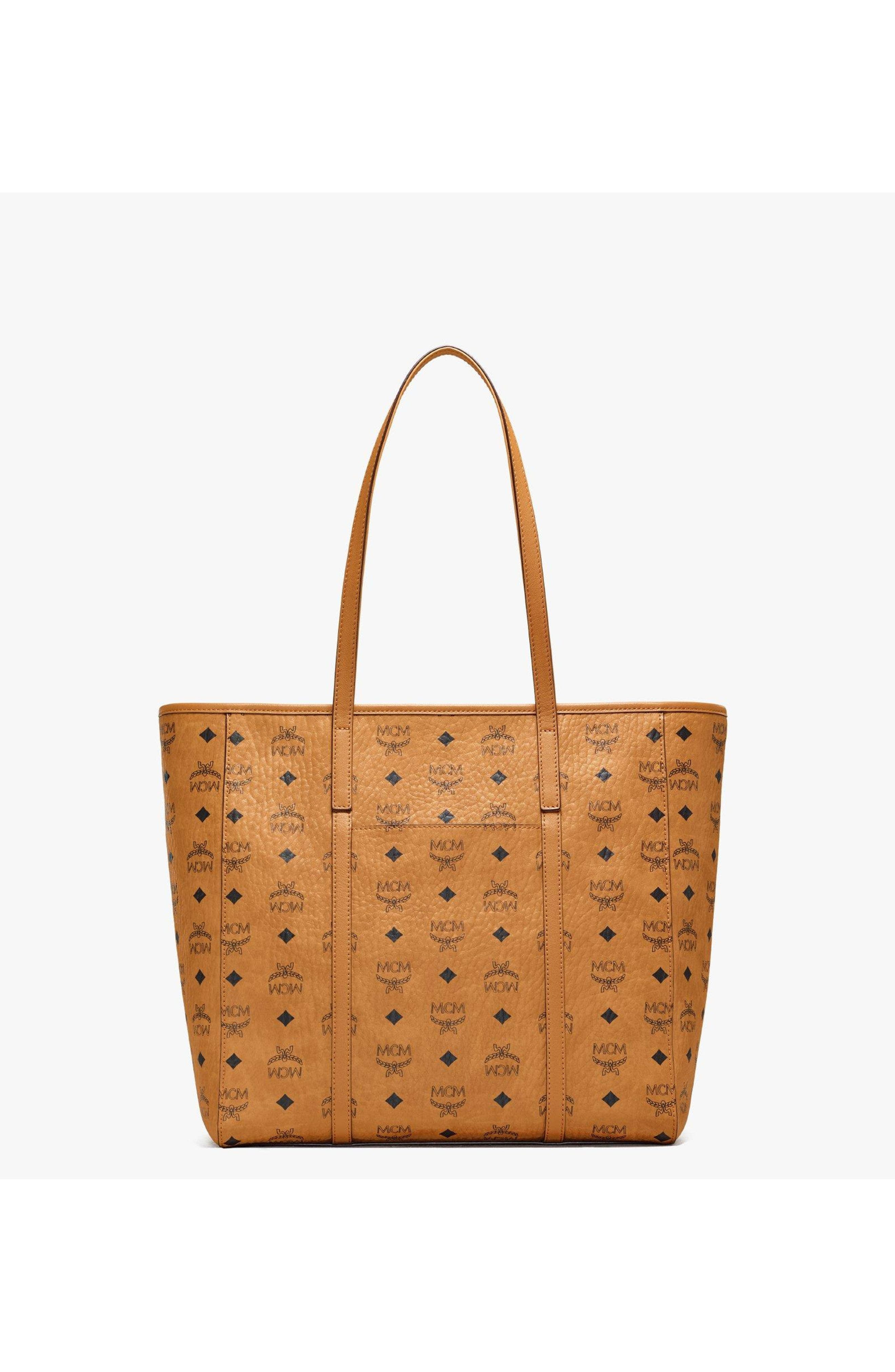 MCM Toni Top-Zip Shopper in Visetos in Brown at Nordstrom - 4