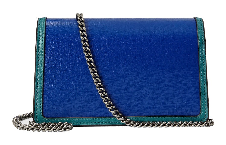 Gucci Dionysus Single-Shoulder Bag Super Mini Blue/Green 476432-18YQX-9278 - 3