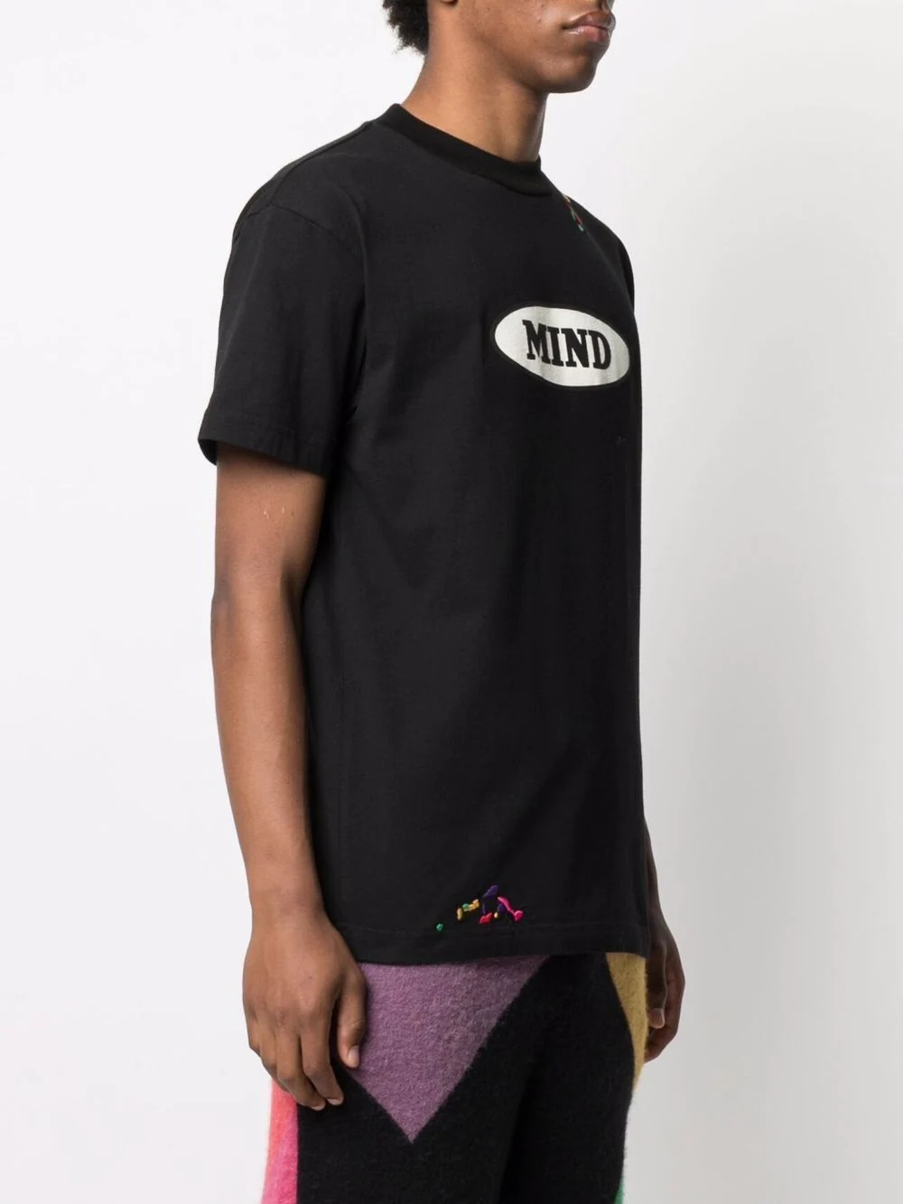 x Missoni MIND logo print embroidered T-shirt - 3