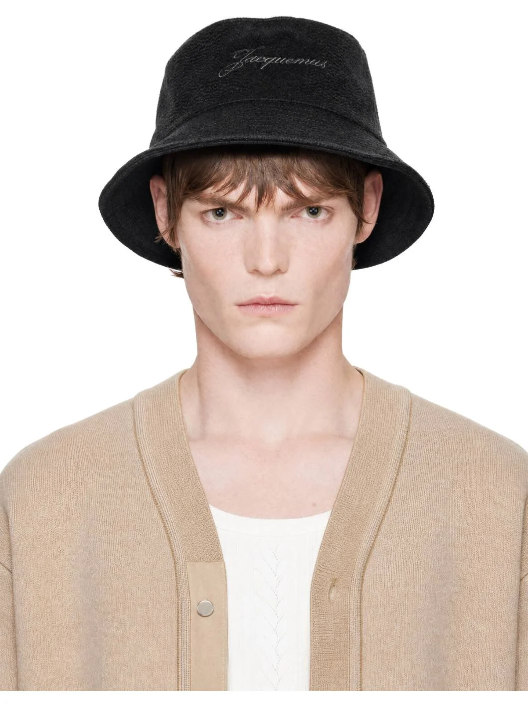 Gray 'The Cachemiro' Bucket Hat - 1