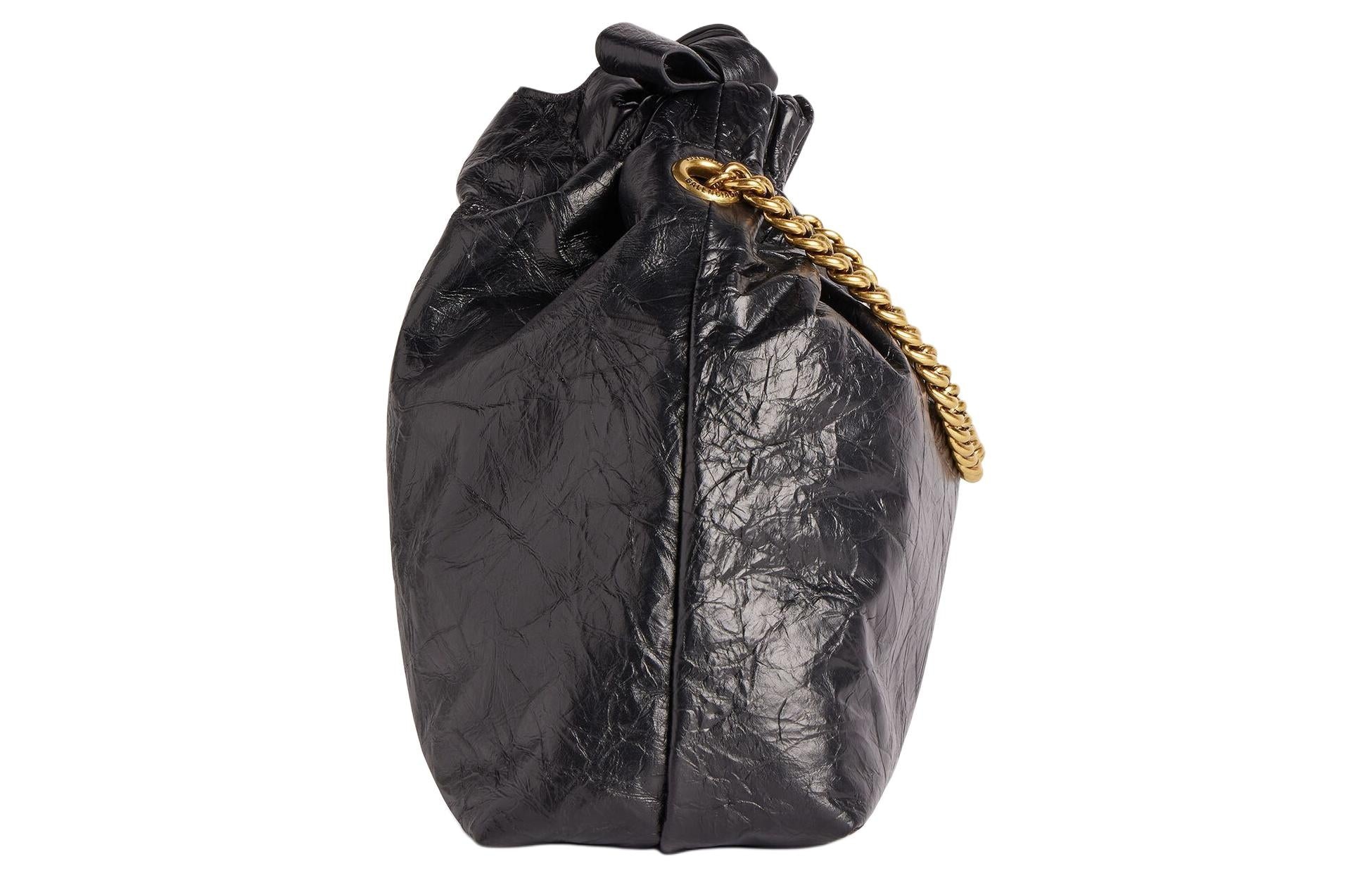 (WMNS) Balenciaga Crush Xs Tote Bag 'Black' 7817962AAZS1000 - 3