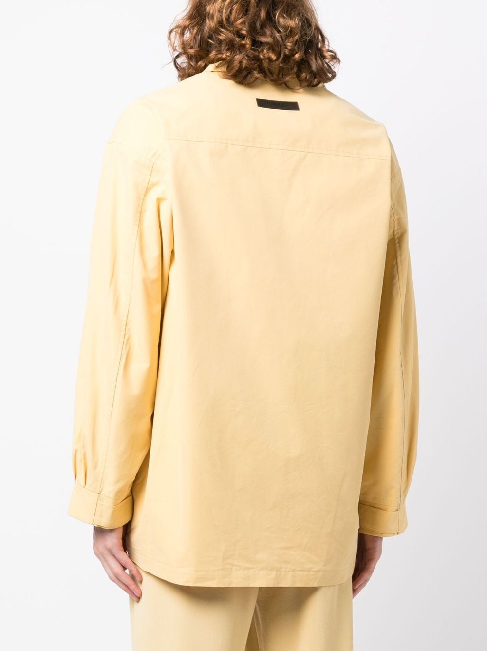 cotton-blend lightweight jacket - 4
