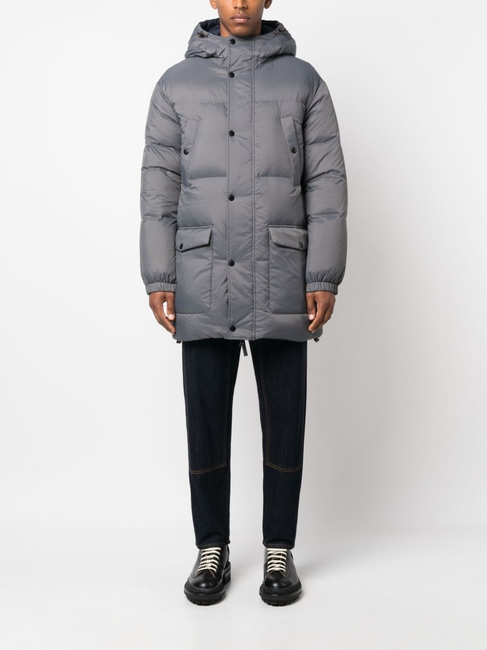 reversible padded down coat - 2