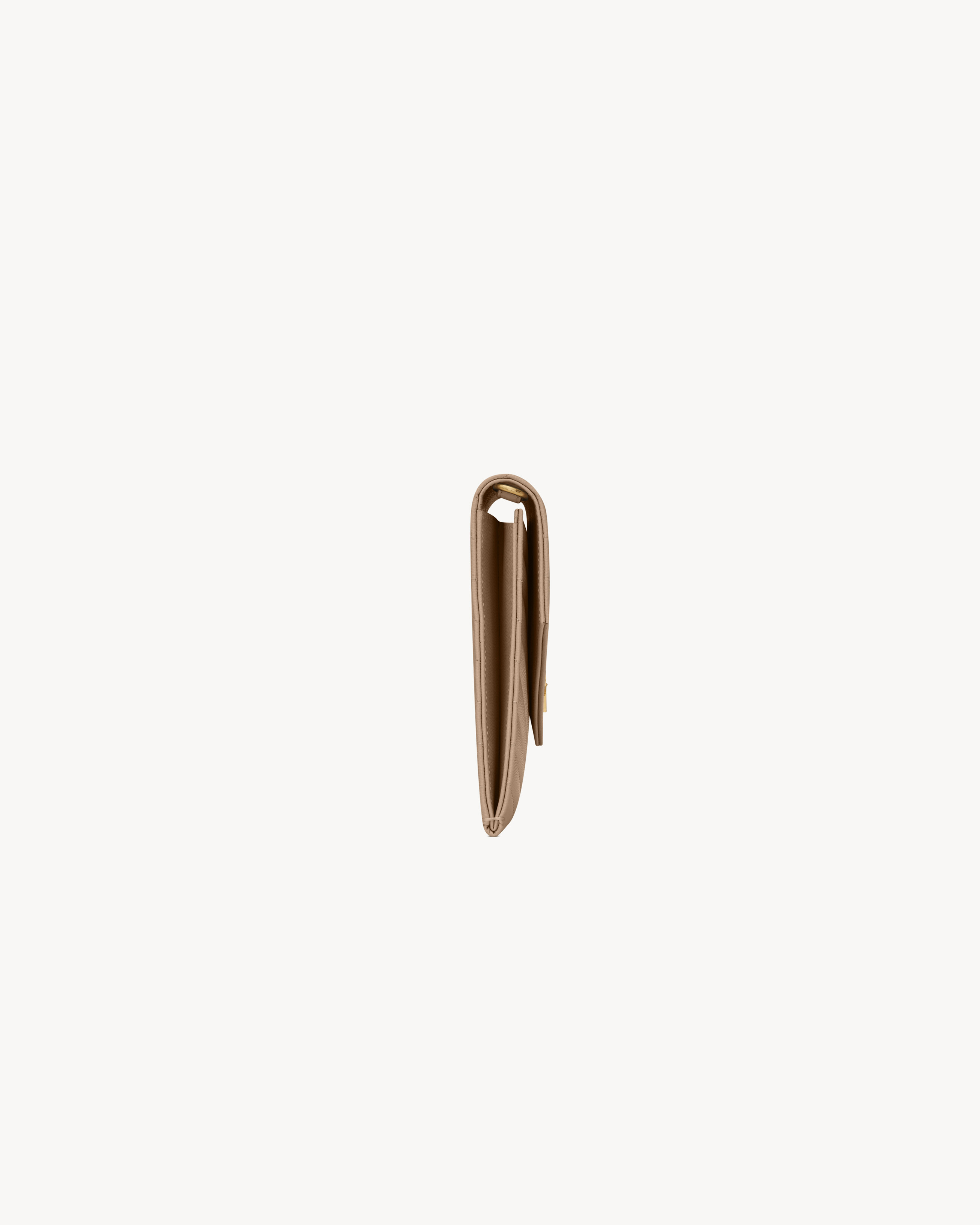 CASSANDRE MATELASSÉ FLAP POUCH IN GRAIN DE POUDRE LEATHER - 3