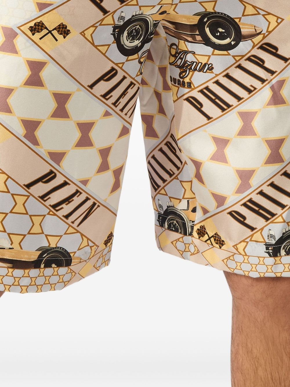 Cool Kid Cut printed silk shorts - 4