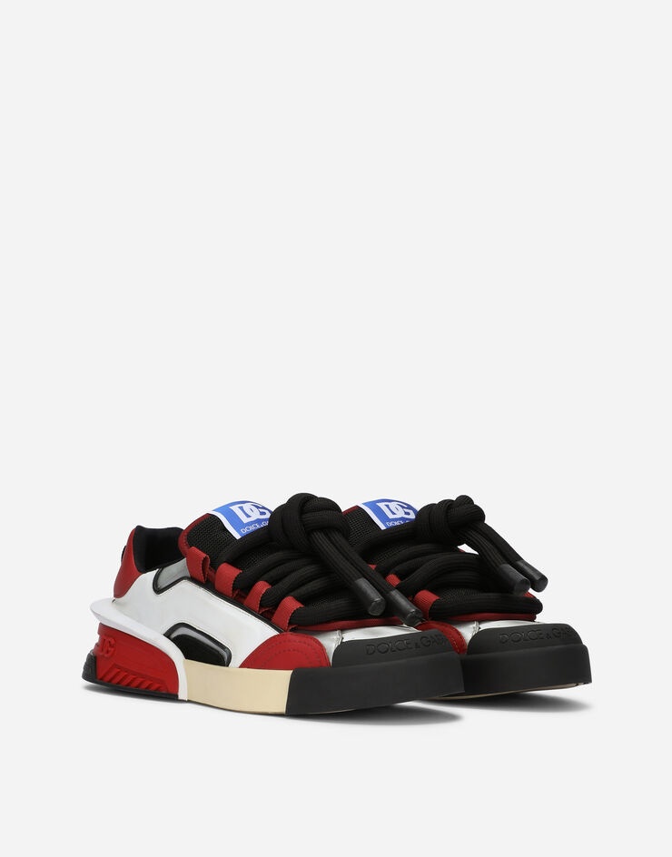 Mixed-material Portofino sneakers - 2