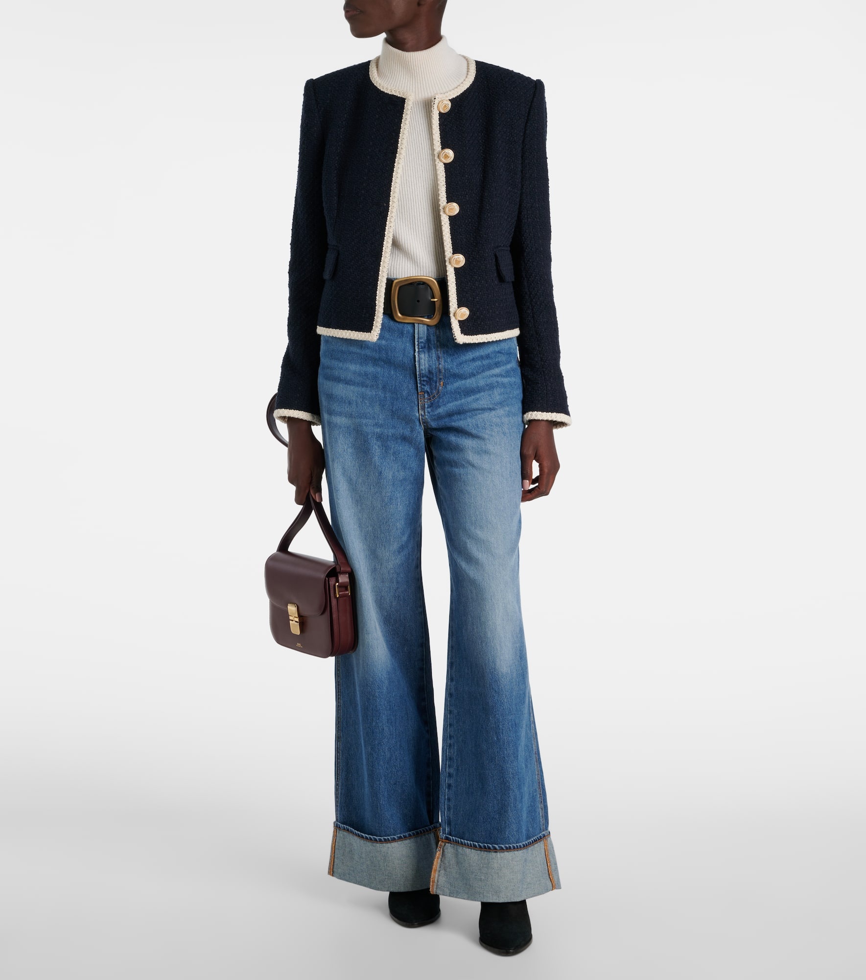 Taylor high-rise wide-leg jeans - 2