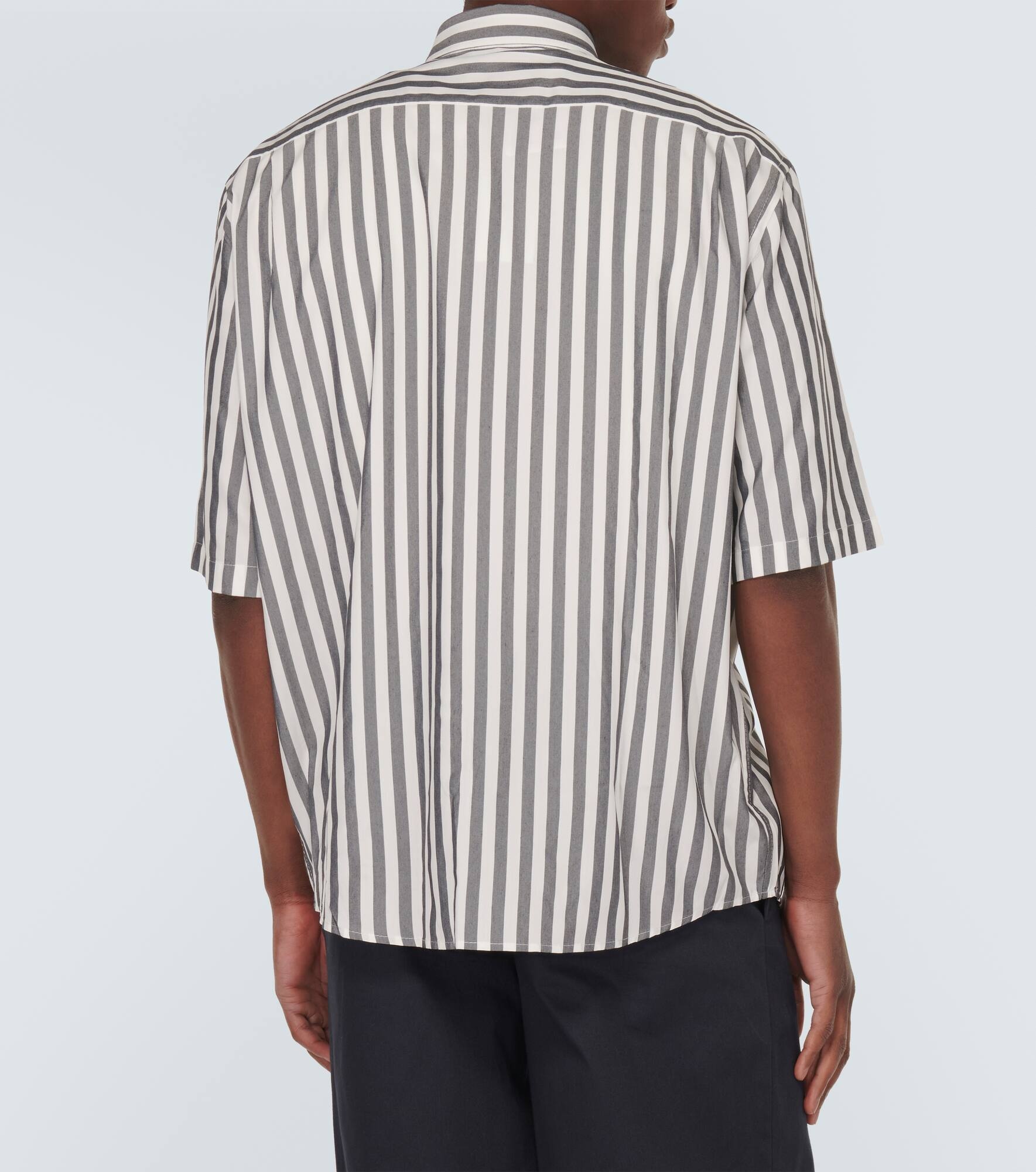 Oversized striped shirt - 4