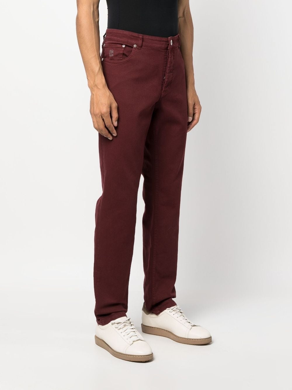 mid-rise straight-leg jeans - 3
