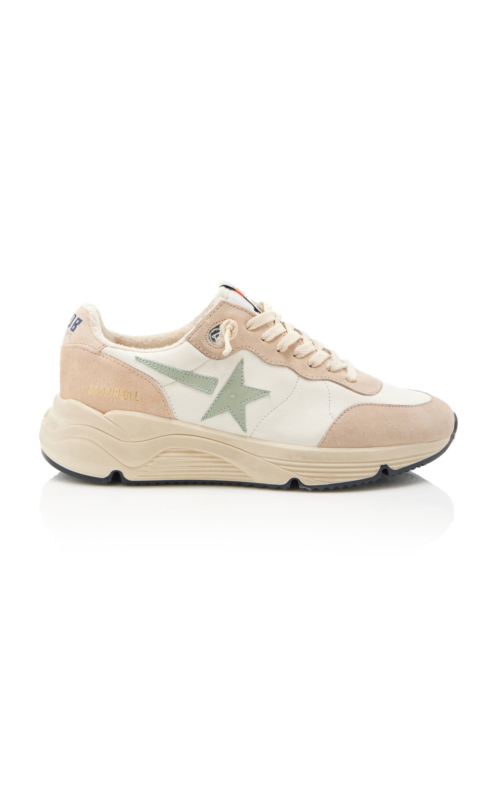 Running Leather Sneakers tan - 1