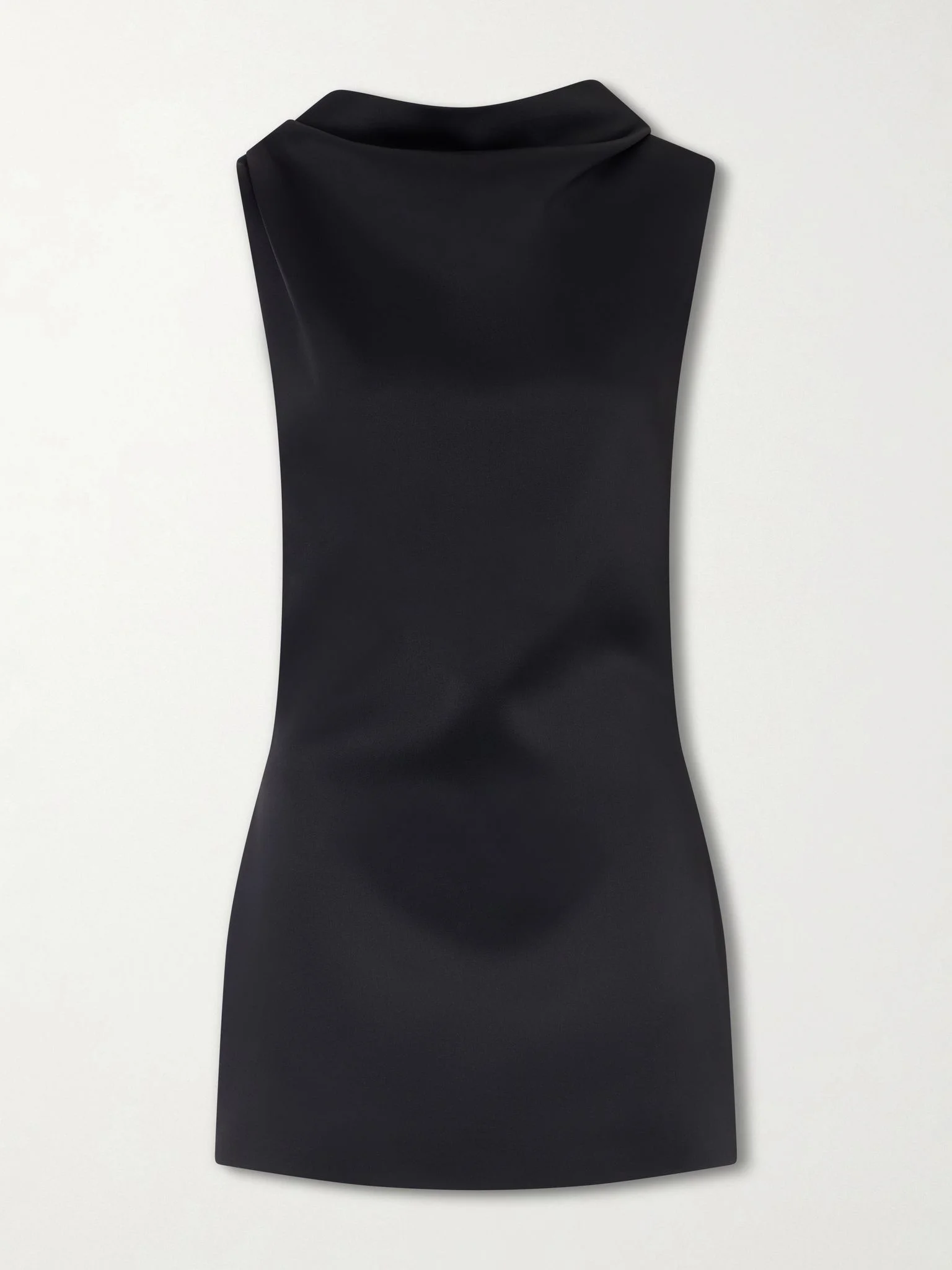 Astor crepe mini dress Black - 1