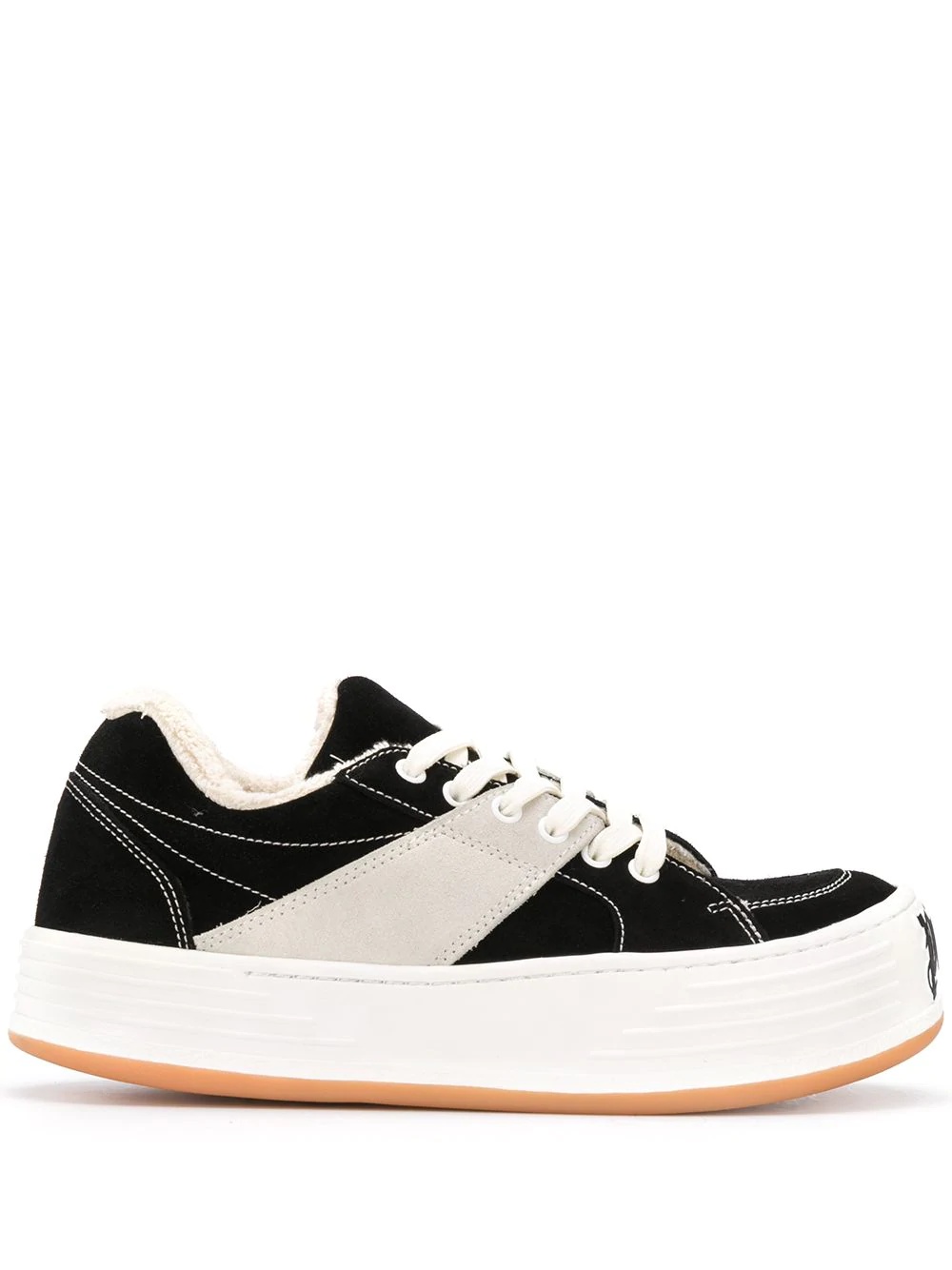 logo-print low-top sneakers - 5