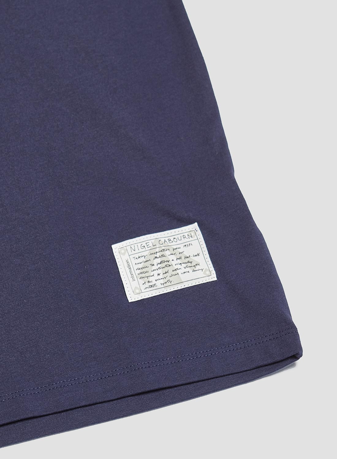 Gym Stencil Tee in Navy - 4