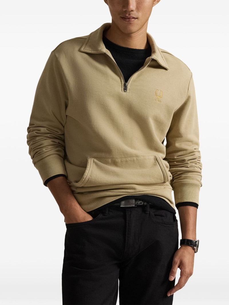 zip chest-pocket polo shirt 3