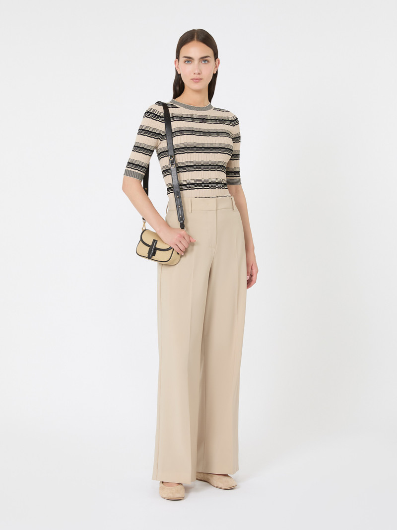 WEEKEND Max Mara LEDA Viscose crepe T-shirt outlook