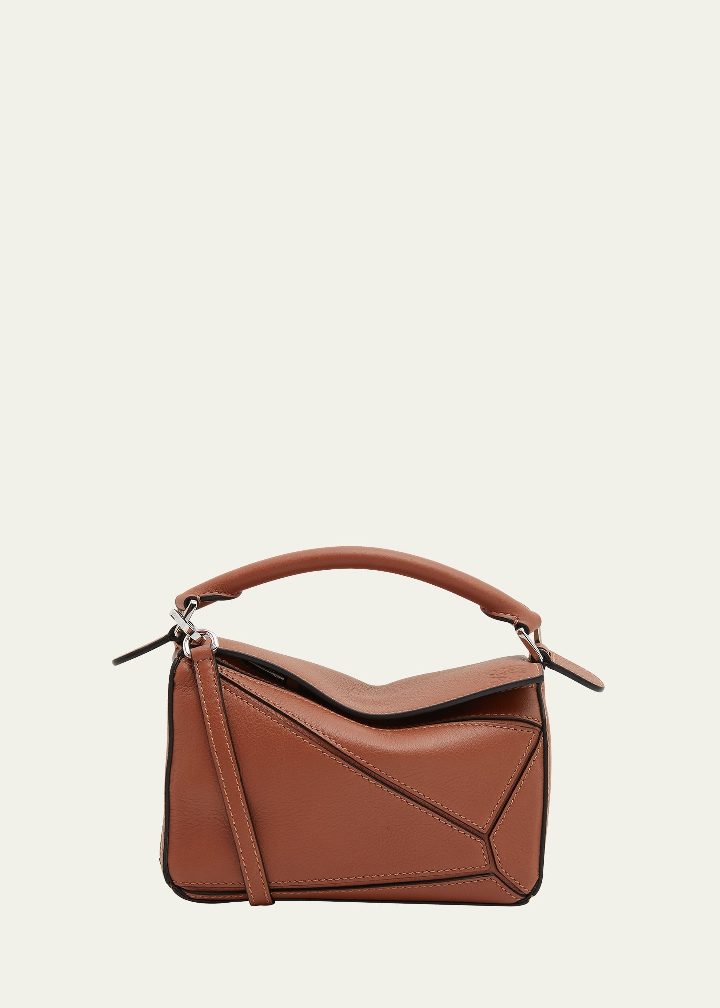 Puzzle Edge Mini Leather Shoulder Bag - 1