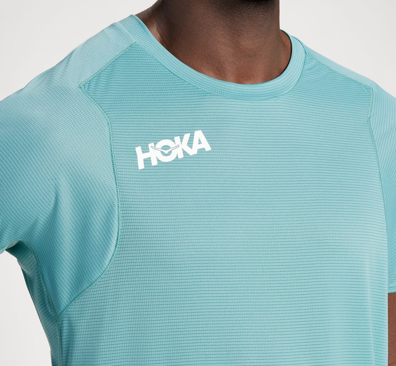HOKA Men's Glide Short Sleeve outlook