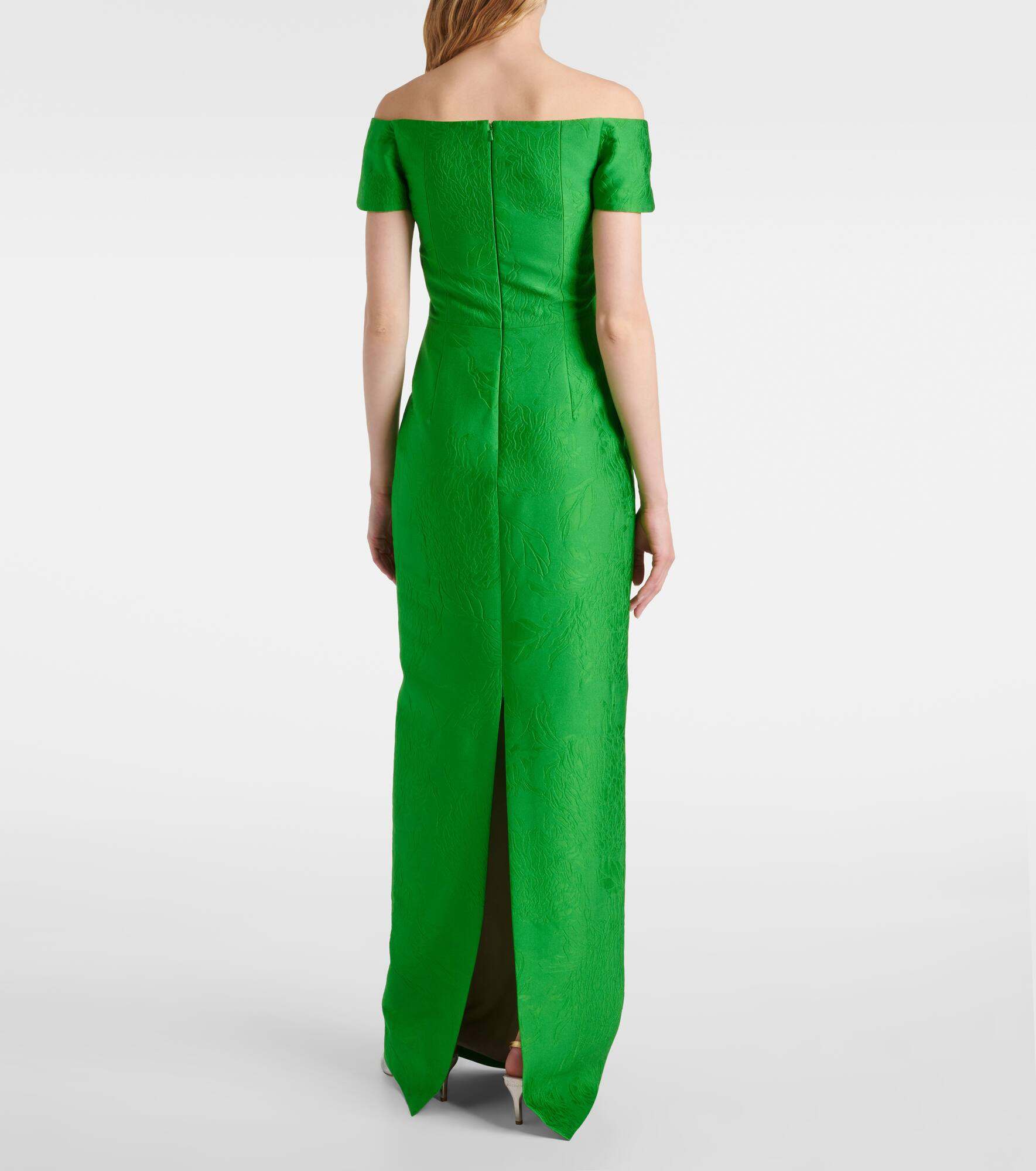 Aislinn jacquard  maxi dress - 3