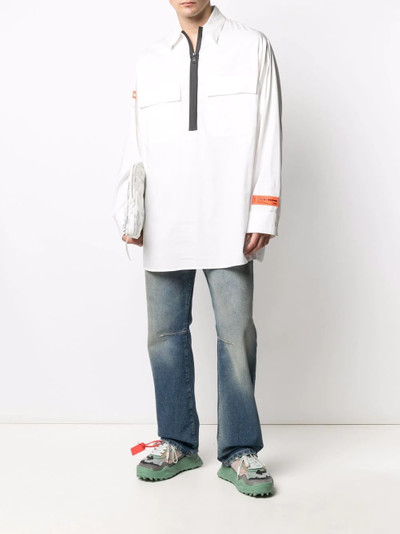 Heron Preston HP Eagle zip-up shirt outlook