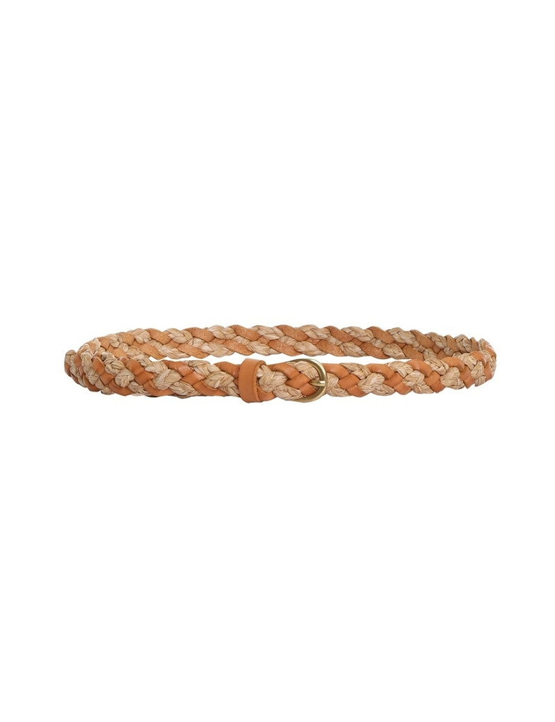 NARROW WOVEN BRAID BELT 1