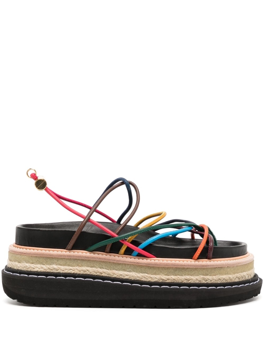 strappy platform sandals - 1