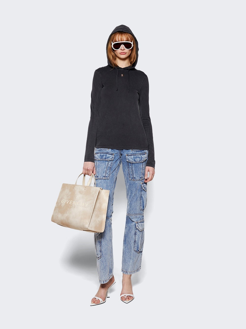 Givenchy Fitted Hoodie Faded Black outlook