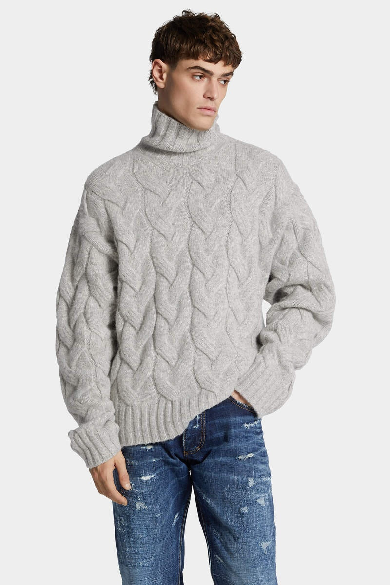 CABLE KNIT TURTLENECK 3