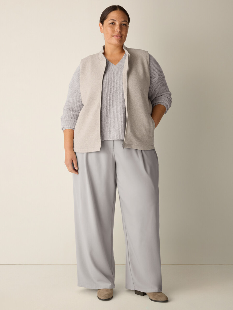 Textured Cotton Doubleknit Vest 6