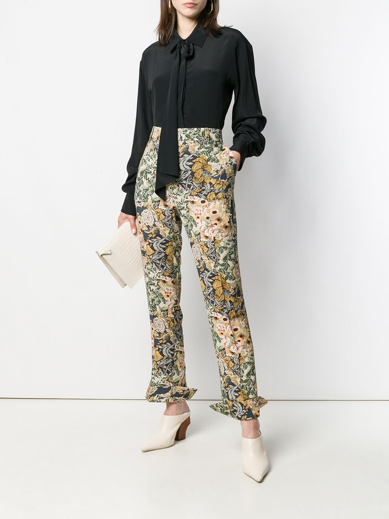 rokh tie neck shirt outlook