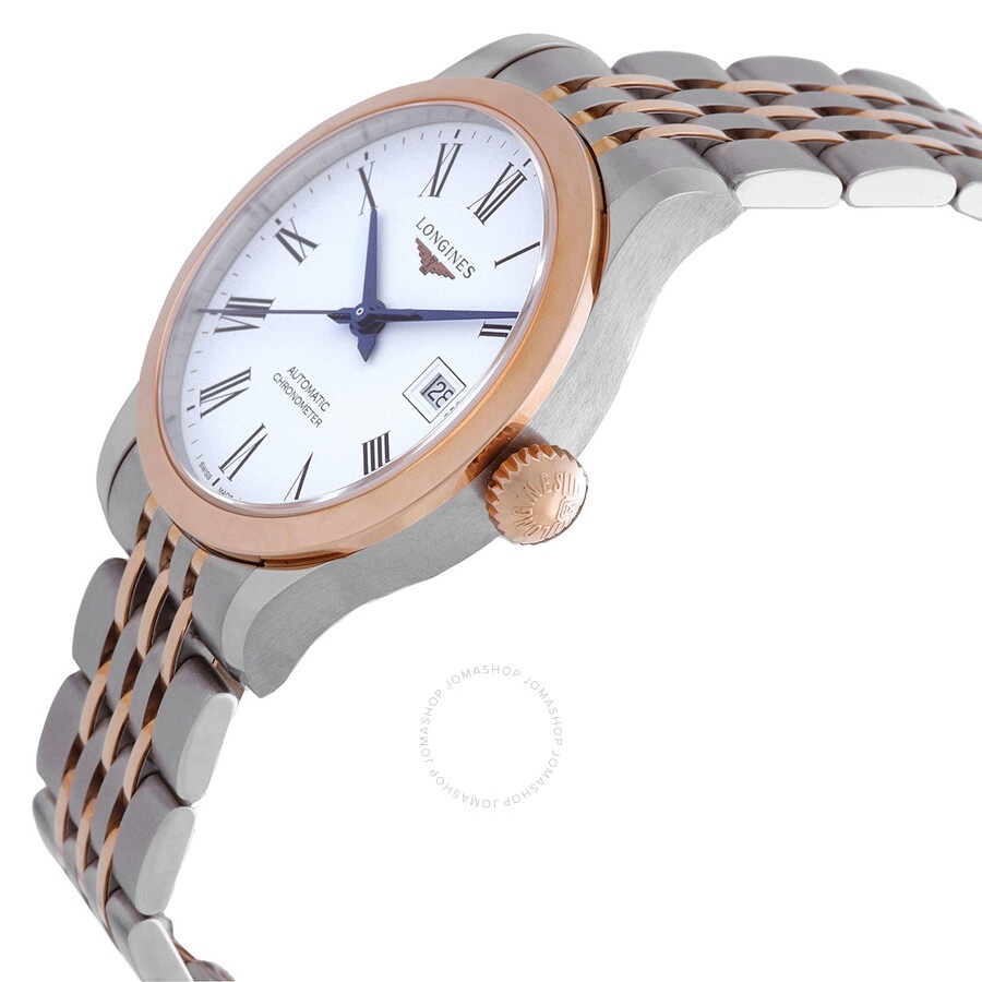 Longines Record Automatic Chronometer White Dial Ladies Watch L2.321.5.11.7 - 2