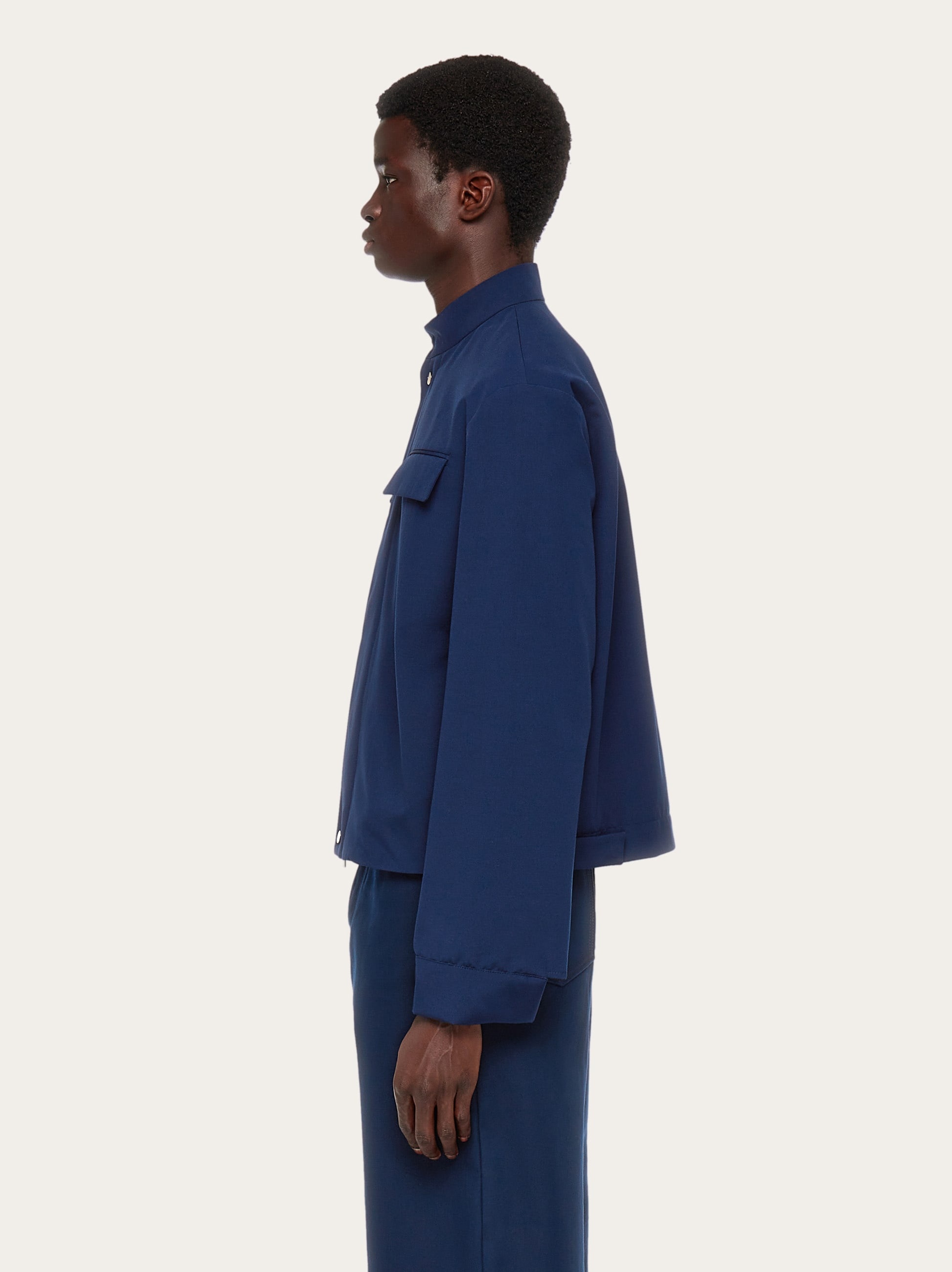 Cropped blouson - 3