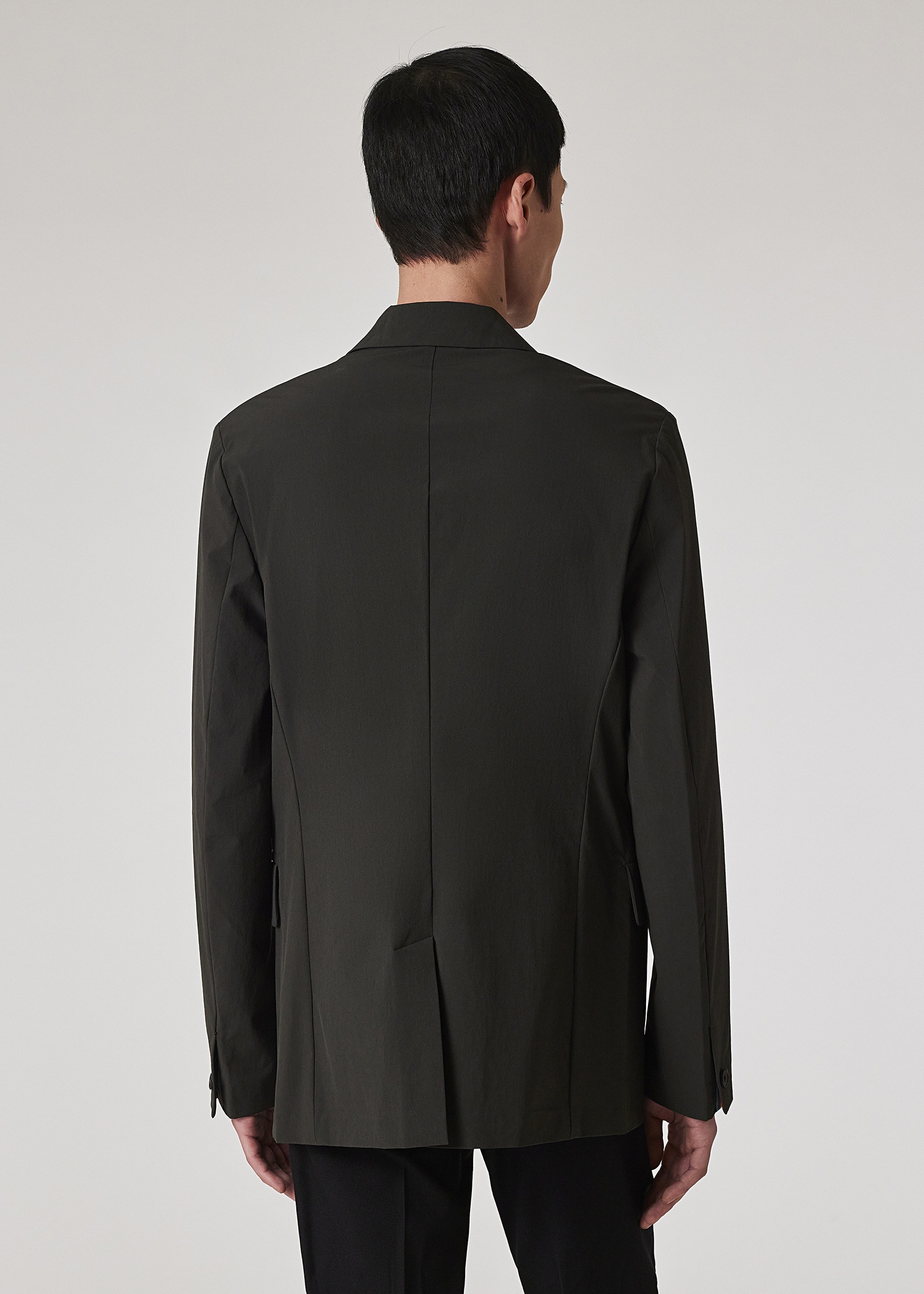 Charcoal Recycled-Nylon Technical Blazer - 7