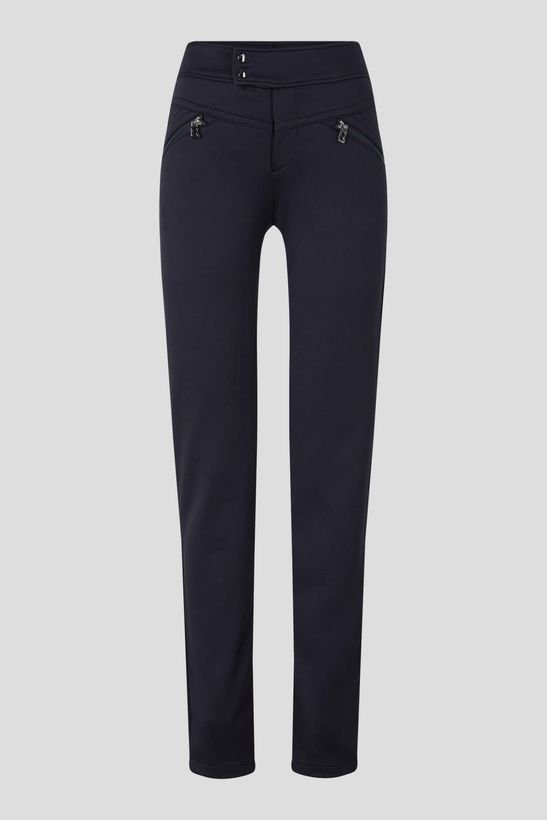 LINDY STRETCH PANTS IN NAVY BLUE - 1