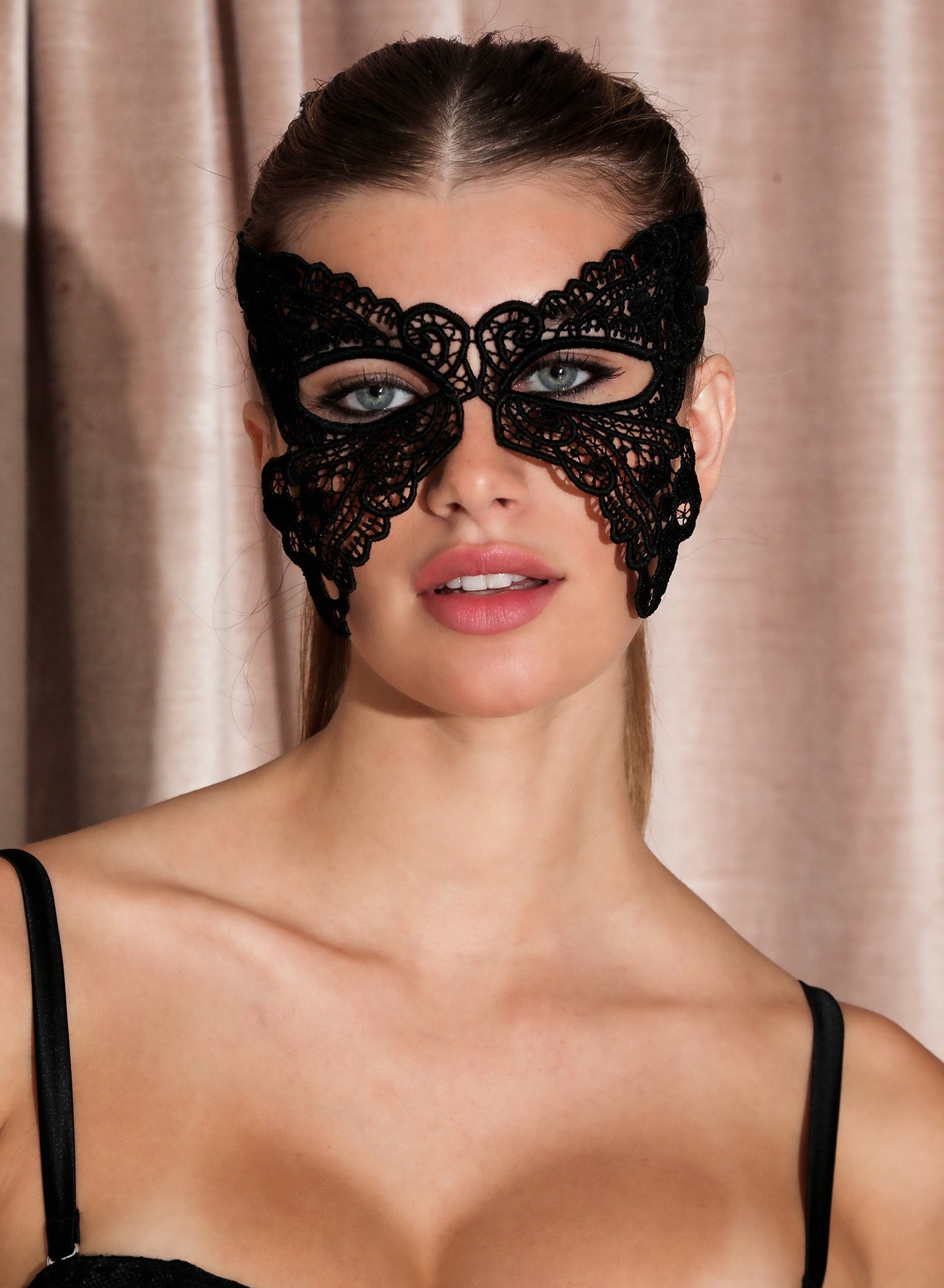Butterfly Guipure Eye Mask - 3