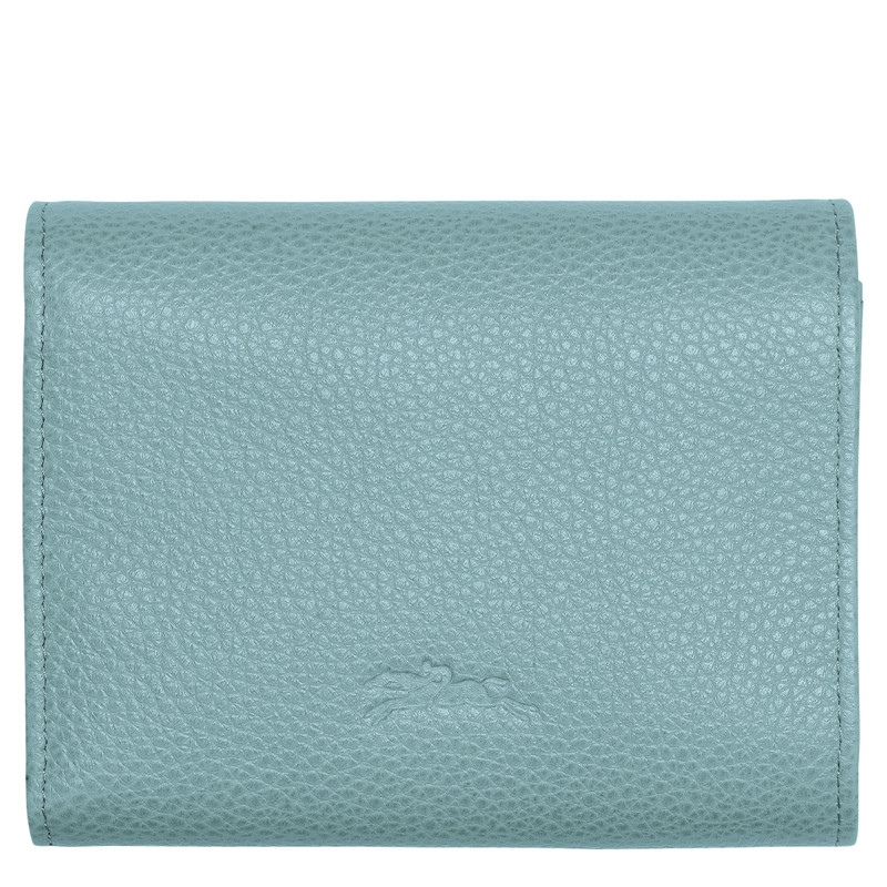 Longchamp Le Foulonné Wallet Eucalyptus - Leather outlook