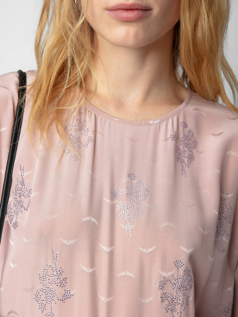 Rey Silk Jacquard Dress 6