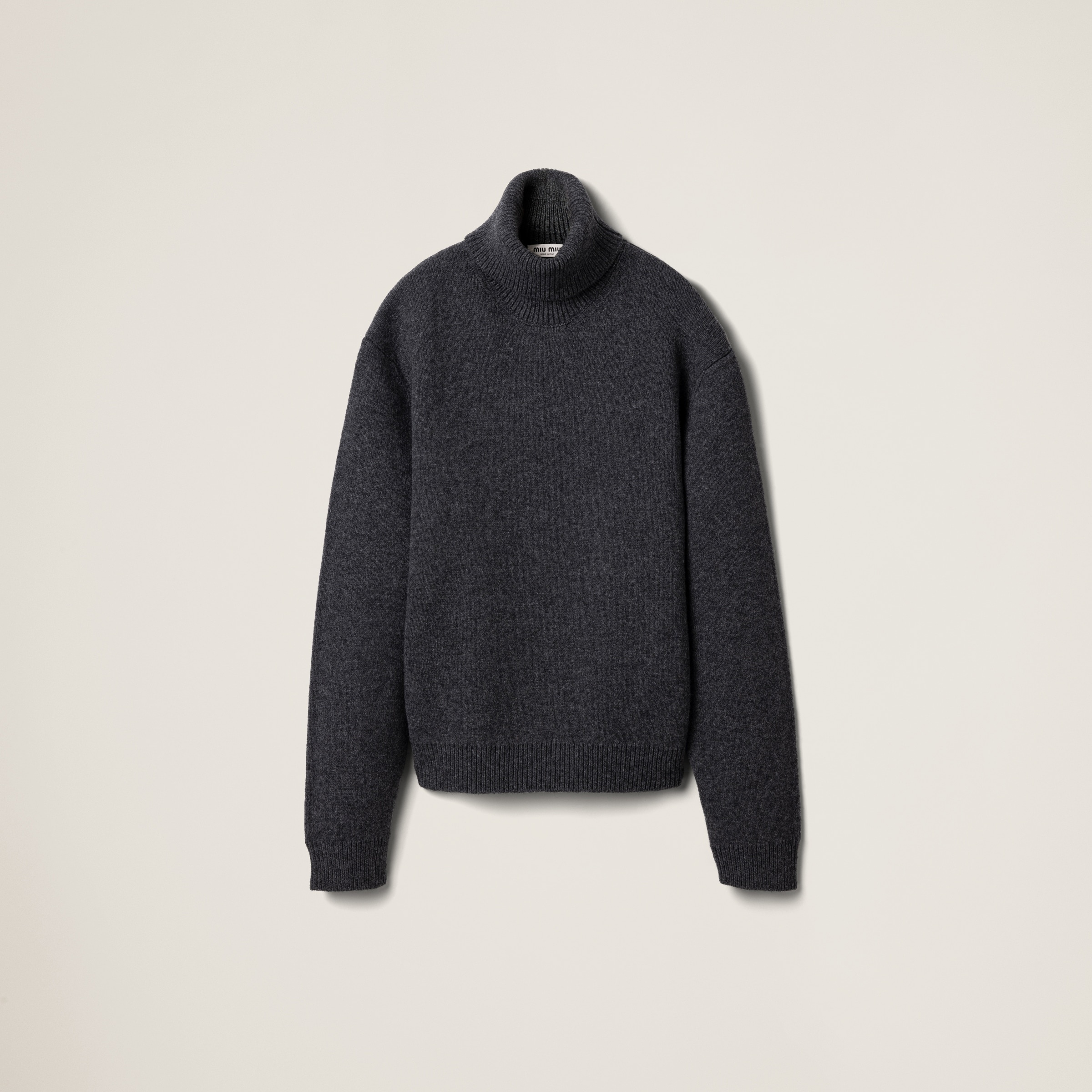 Shetland wool turtleneck jumper - 1