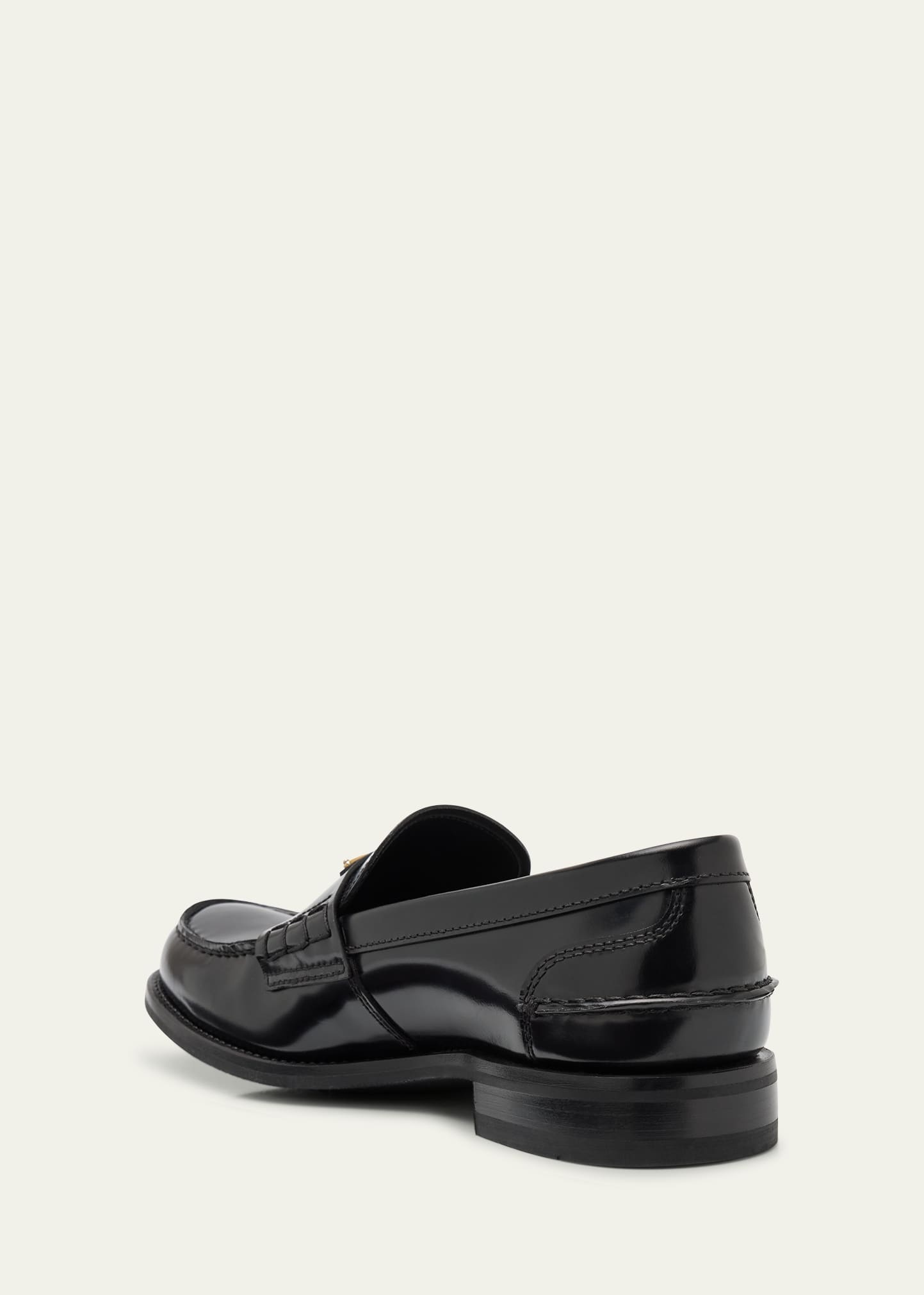 Men's Brushed Leather Split-Toe Loafers - 2