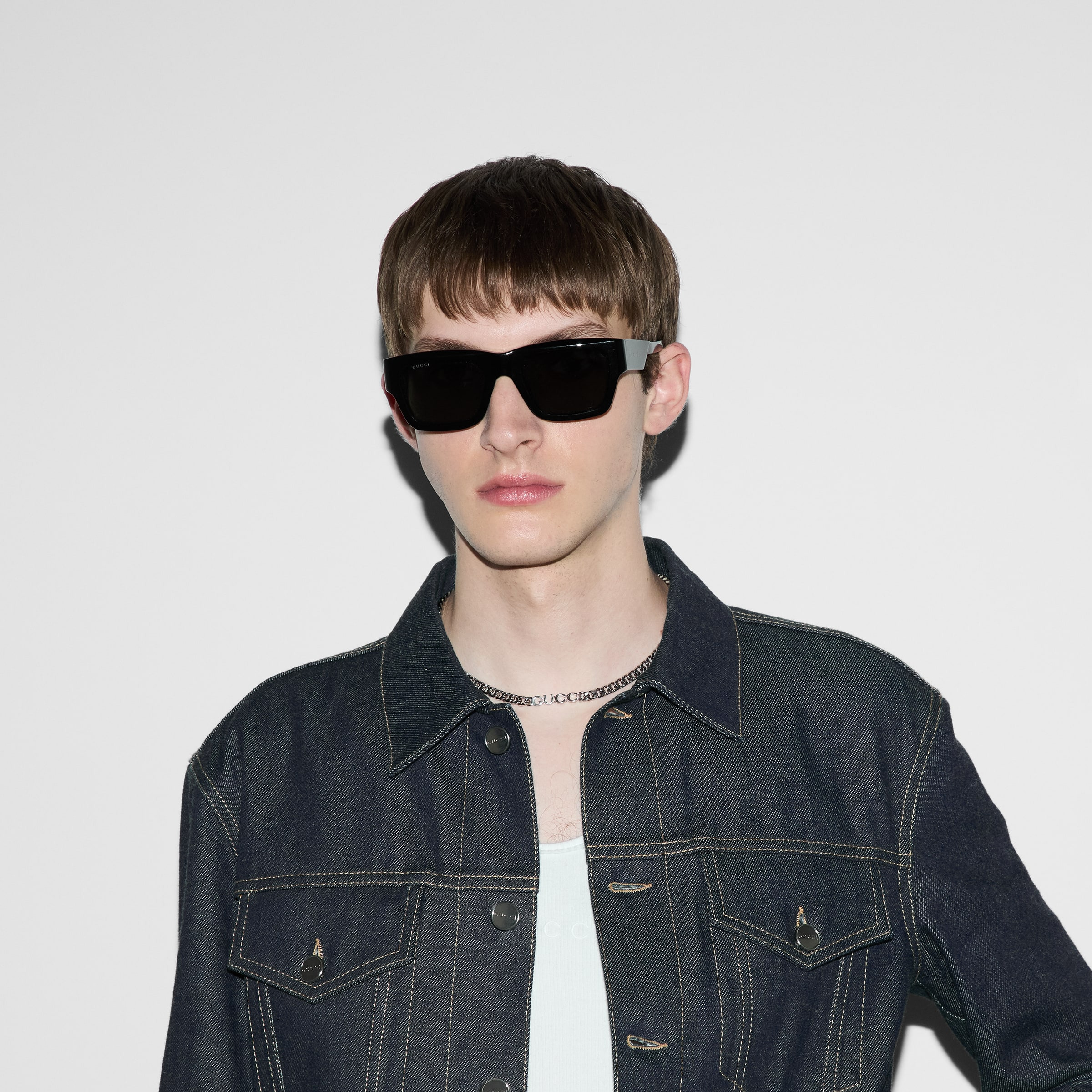Rectangular frame sunglasses - 3