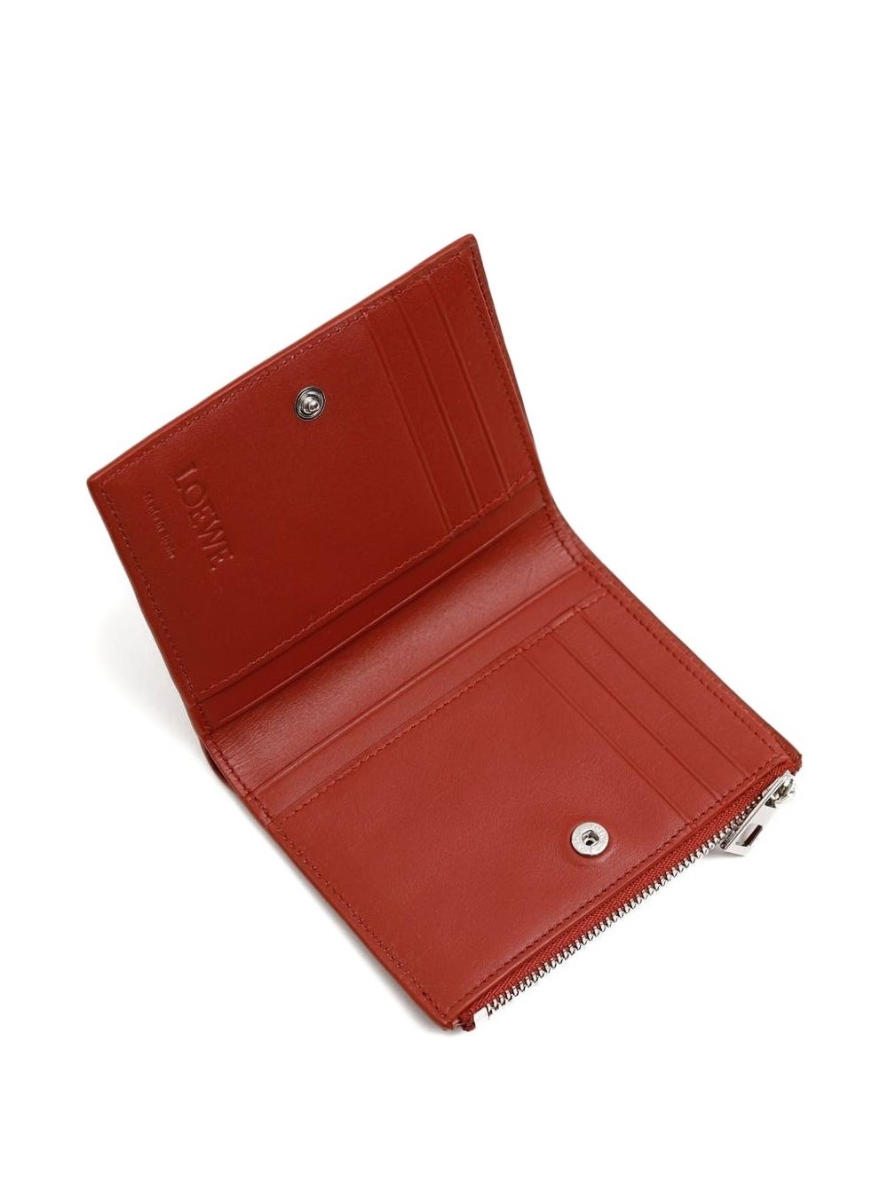 panelled leather wallet - 2