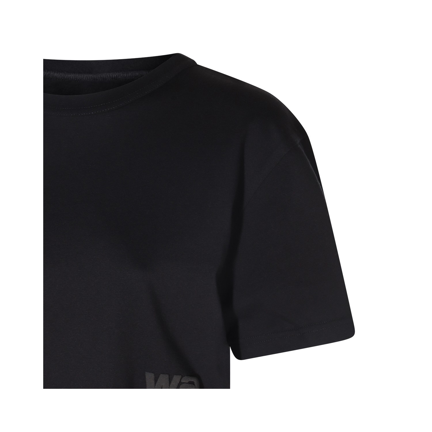 BLACK COTTON T-SHIRT - 3