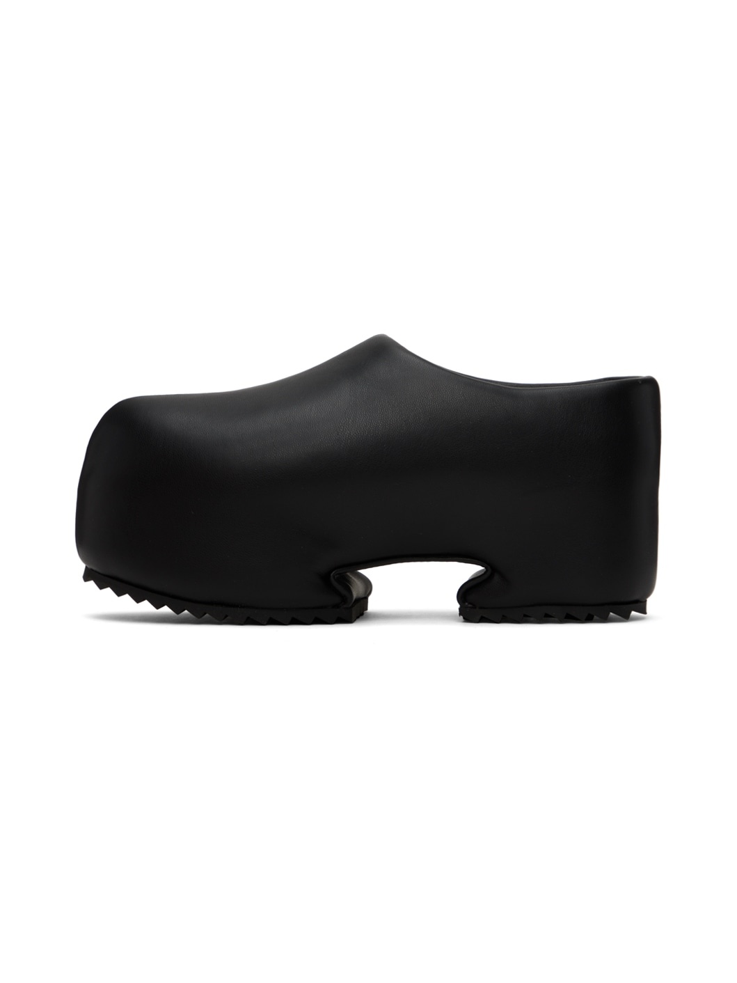 Black Pointed Clogs - 3