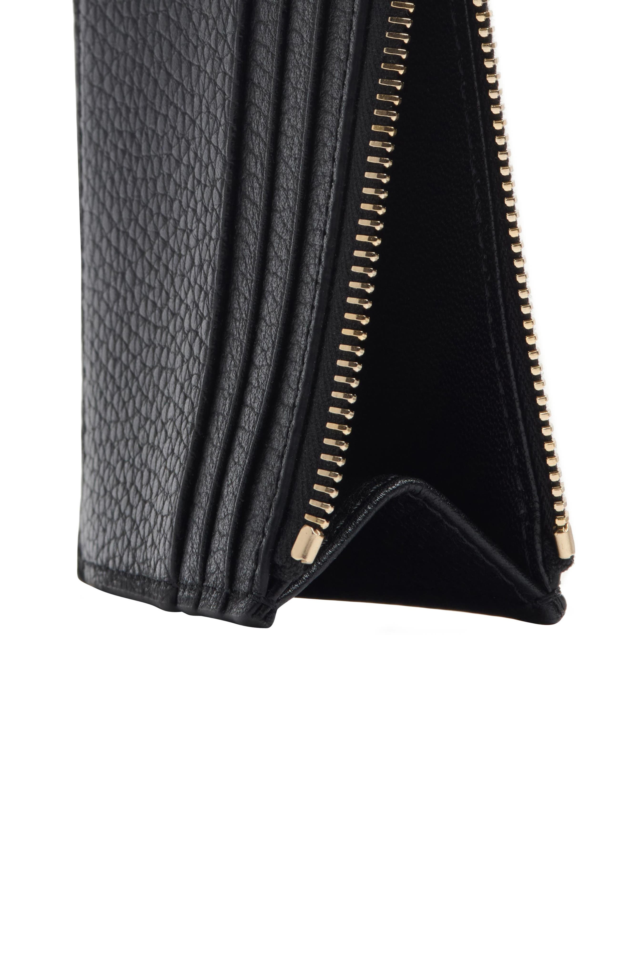 Valentino Garavani Rockstud Leather Coin Card Case in Black at Nordstrom - 2