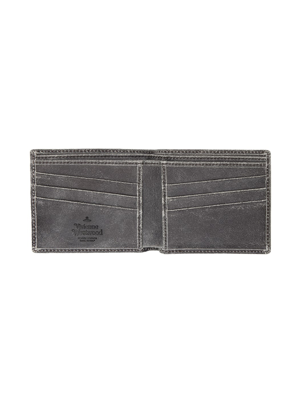 Gray Distressed Billfold Wallet - 3