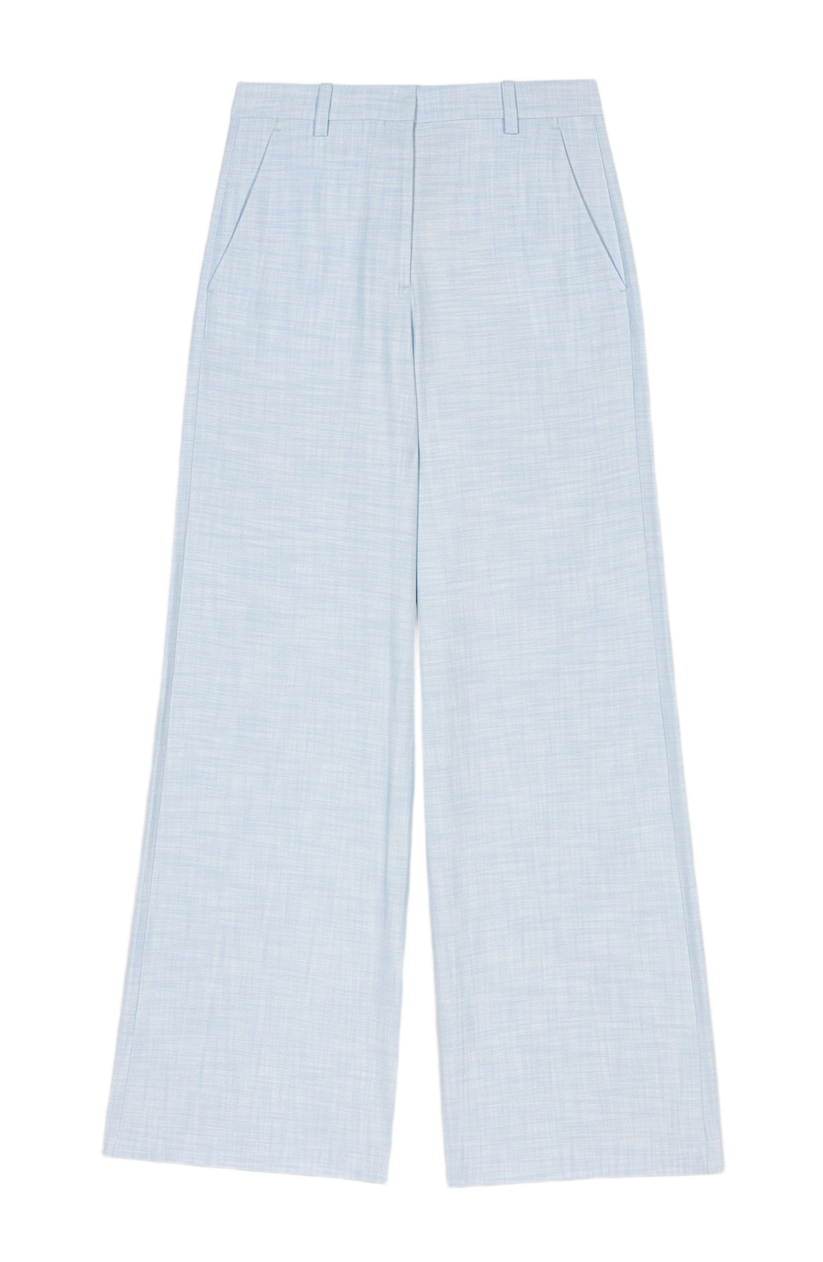 maje Wide-leg suit trousers in Blue at Nordstrom - 1