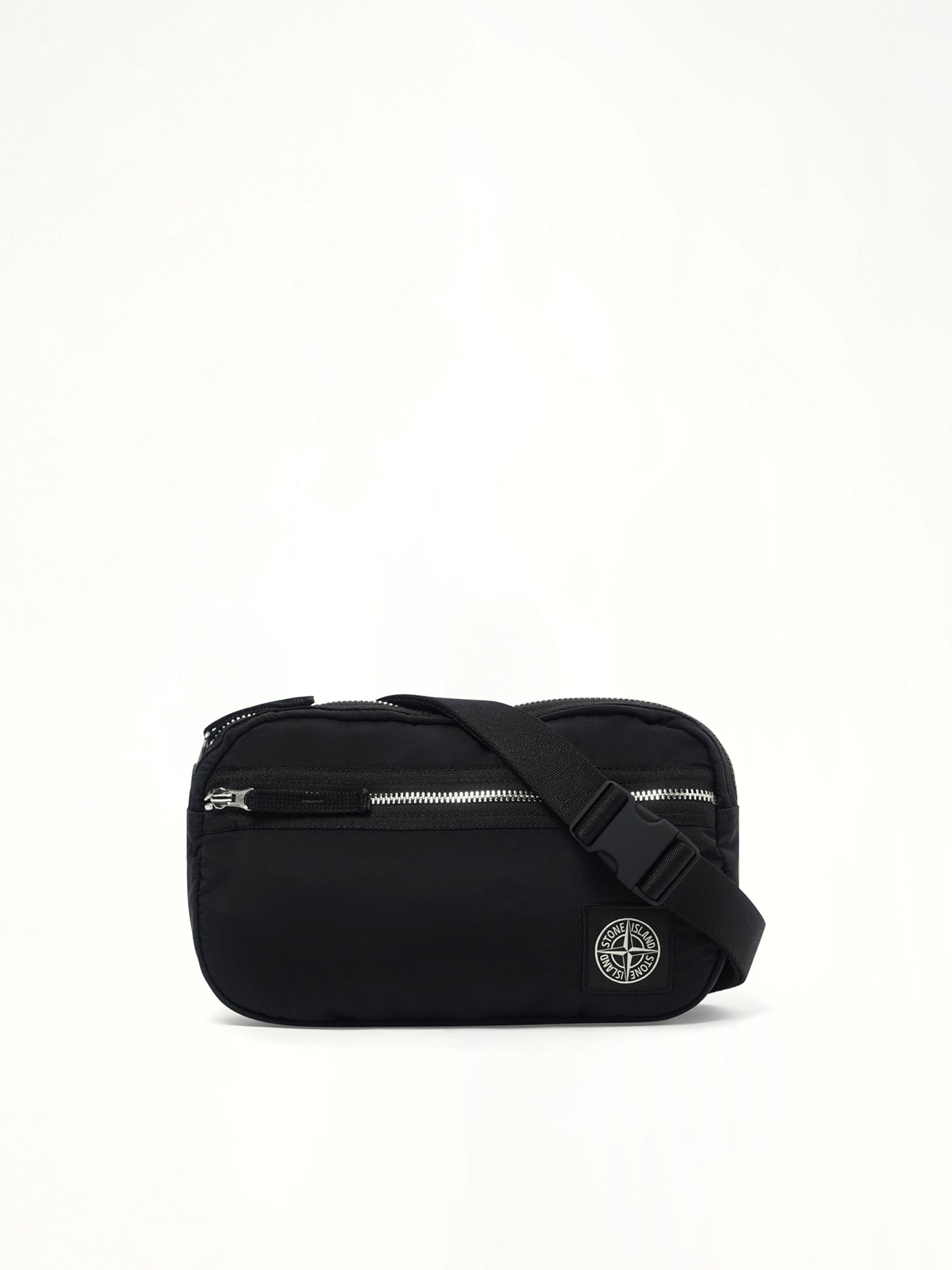 920001 Coated Nylon Belt Bag in Black - 1